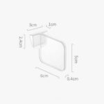 10 Sets Refrigerator Internal Drawer Shelf Classification Partition Plastic Transparent Baffle(Transparent)