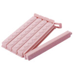 2 PCS Plastic Bag Snack Bag Sealing Love Clip Kitchen Accessories Pink