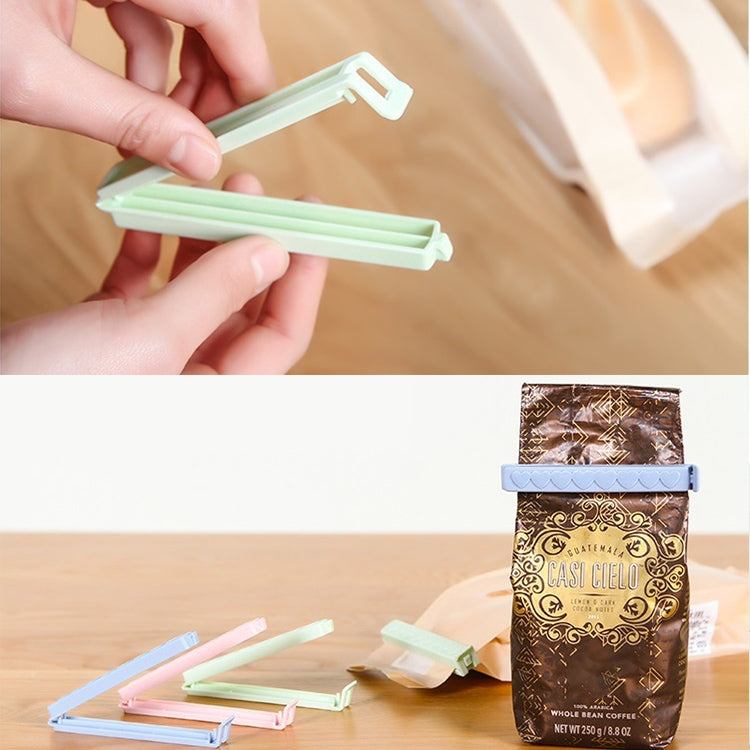 2 PCS Plastic Bag Snack Bag Sealing Love Clip Kitchen Accessories Green