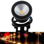 10W Swimming Pool Underwater Fountain Spotlight Timed Fish Tank Underwater Spotlight DC 12V(White Light)