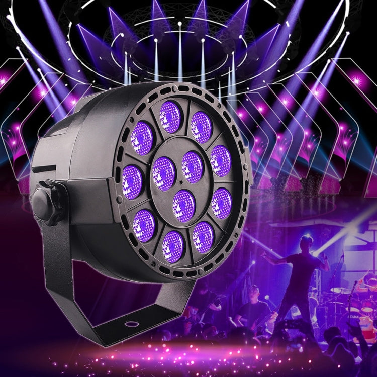 LED Purple Light Parlight Stage Laser Light, Plug Specifications:EU Plug(12 Purple Light Par Lights)