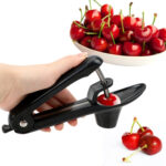 Red Date Cherries Stainless Steel Corer Remover, Random Color Delivery