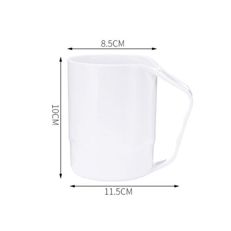 2 PCS Creative Anti-Scaling Mugs Washing Cups Brushing Cups(White)