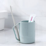 2 PCS Creative Anti-Scaling Mugs Washing Cups Brushing Cups(Blue)