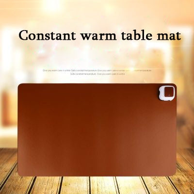 220V Electric Hot Plate Writing Desk Warm Table Mat Blanket Office Mouse Heating Warm Computer Hand Warmer Desktop Heating Plate, Color:Beautiful Homes, CN Plug