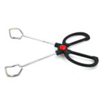 Stainless Steel Plastic Handle Barbecue Tongs Food Clip Barbecue Tools, Model number:9 Inch