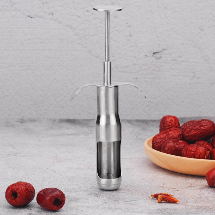 Stainless Steel Red Date Pitting Device Cherry Fruit Coring Device, Specification: Small