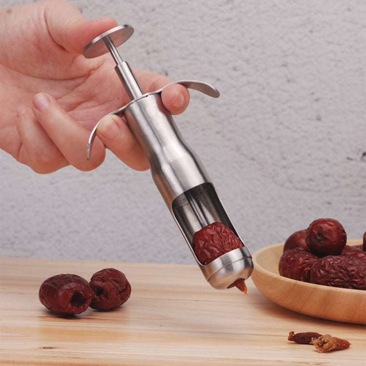 Stainless Steel Red Date Pitting Device Cherry Fruit Coring Device, Specification: Large