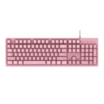 Ajazz DKS100 104 Keys Office Luminous Game Tea Axis Mechanical Keyboard, Cable Length: 1.5m(Cherry Blossom Powder)