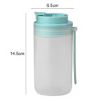 2 PCS Household Children Breakfast Cup Portable Large Capacity Water Cup With Scale(Nile Blue)