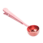 5PCS Multifunction Kitchen Coffee Scoop With Clip Stainless Steel Tea Coffee Measuring Cup Coffee Scoop