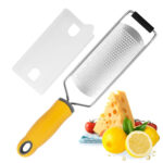 2 PCS 304 Stainless Steel Multifunctional Wide-Board Cheese Shavings Chocolate Lemon Zest Shredder