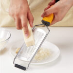 2 PCS 304 Stainless Steel Multifunctional Wide-Board Cheese Shavings Chocolate Lemon Zest Shredder