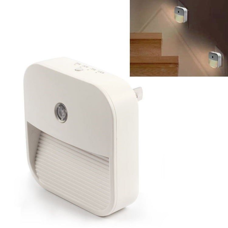 1 PC Light Control Smart Sensor Night Light Bedroom LED Light, US Plug, Style:Dimmable, Specification:12LED