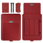 A2 4 in 1 Computer Bracket Liner Bag Storage Bag, Size:11/12 inch(Red)