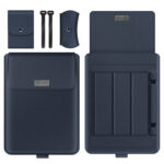 A2 4 in 1 Computer Bracket Liner Bag Storage Bag, Size:11/12 inch(Dark Blue)