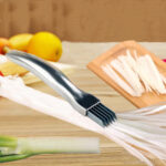 2 PCS Stainless Steel Scallion Knife Kitchen Gadgets