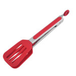 2 PCS Kitchen Food Tongs Hotel Steak Tongs Insulated Long-Handled Bread Tongs Barbecue Clip Barbecue Clip(Red)