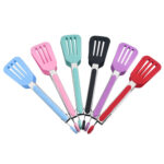 2 PCS Kitchen Food Tongs Hotel Steak Tongs Insulated Long-Handled Bread Tongs Barbecue Clip Barbecue Clip(Pink)