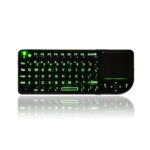 A8 Mini Wireless Mouse And Keyboard With Laser Touchpad Keyboard, Colour: English Colorful Backlight