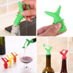 10 PCS Double-Headed Soy Sauce Bottle Mouth Bottle Stopper Wine Bottle Cover Color Random Delivery