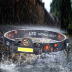 2 PCS 101 USB Rechargeable Headlight Glare Flashlight Magnet Camping Light Outdoor Fishing Light( Headlight + USB Cable)