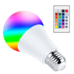 15W Smart Remote Control RGB Bulb Light 16 Color Lamp(White)