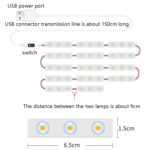 10 in 1 LED Mirror Front Lamp USB Touch Sensor Switch Makeup Live Broadcast Fill Light