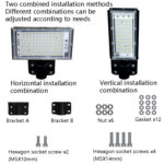 50W LED Waterproof Road Lighting Courtyard Floodlight(Warm White Light)