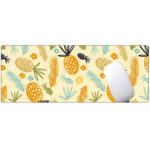 800x300x2mm  Office Learning Rubber Mouse Pad Table Mat(3 Creative Pineapple)