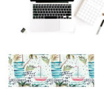 800x300x2mm  Office Learning Rubber Mouse Pad Table Mat(3 Creative Pineapple)