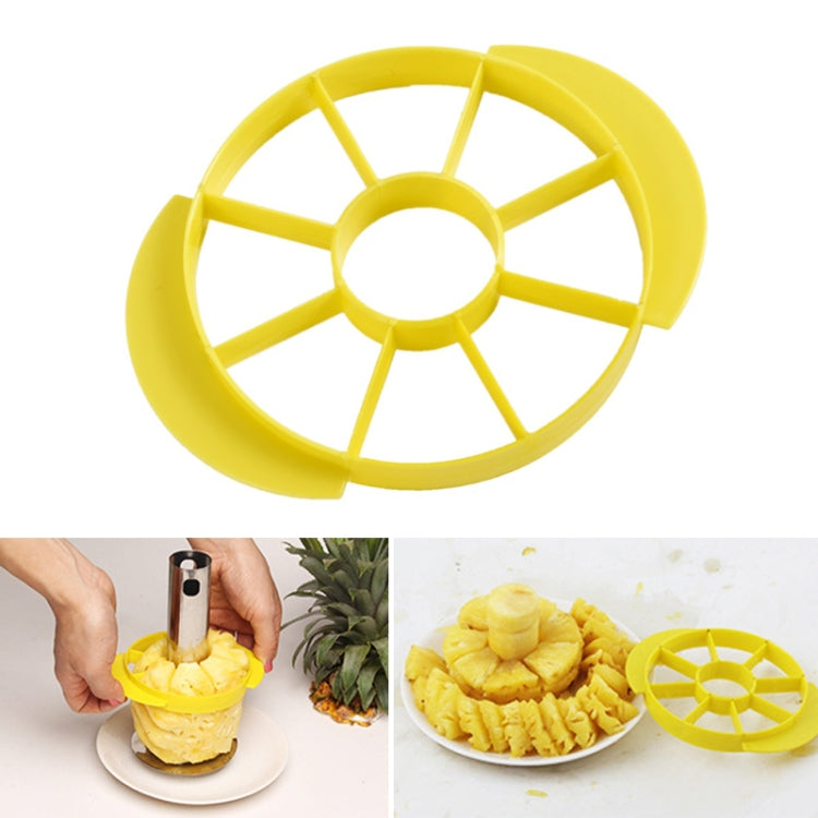 Stainless Steel Pineapple Peeler Slicers Fruit Cutter Kitchen Tools(Black handle)