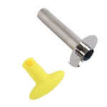 Stainless Steel Pineapple Peeler Slicers Fruit Cutter Kitchen Tools(Yellow handle)