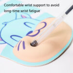 2 PCS Silicone Comfortable Padded Non-Slip Hand Rest Wristband Mouse Pad, Colour: Pink