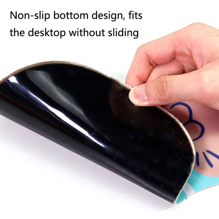 2 PCS Silicone Comfortable Padded Non-Slip Hand Rest Wristband Mouse Pad, Colour: Purple