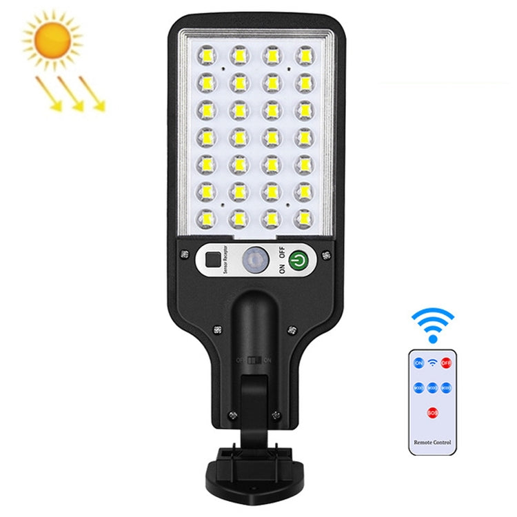 616 Solar Street Light LED Human Body Induction Garden Light, Spec: 28 SMD With Remote Control