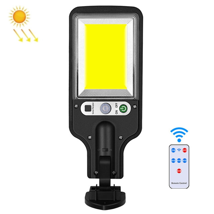 616 Solar Street Light LED Human Body Induction Garden Light, Spec: 117 COB With Remote Control