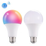 2 PCS Tuya TY-10W RGB+CCT Bluetooth Mobile Phone Control Smart LED Bulb Ball(RGB + Warm + White Light)