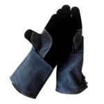 1 Pair JJ2001-1 Oven Microwave Baking Barbecue Insulation Gloves(Dark Grey)