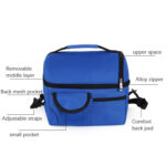 Double Insulation Bag Breast Milk Fresh Bag Bottle Mummy Bag(Royal Blue)