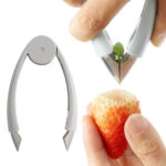 2 PCS Kitchen Stem Fruit Digger Tomato Stem Peeler(Grey)