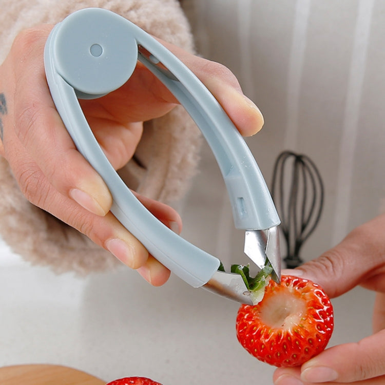 2 PCS Kitchen Stem Fruit Digger Tomato Stem Peeler(Grey)