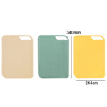 Chopping Vegetable Fruit Complementary Food Kneading Cutting Board(Wheat Color)