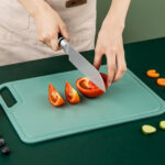 Chopping Vegetable Fruit Complementary Food Kneading Cutting Board(Yellow)