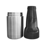 12oz 304 Stainless Steel Vacuum Insulated Thermal Cups For Can Beer Cooler(Stainless Steel Color)