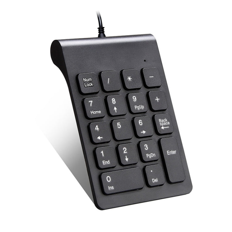 Laptop Wired Digital Mini USB Keyboard(Black)