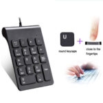 Laptop Wired Digital Mini USB Keyboard(Black)