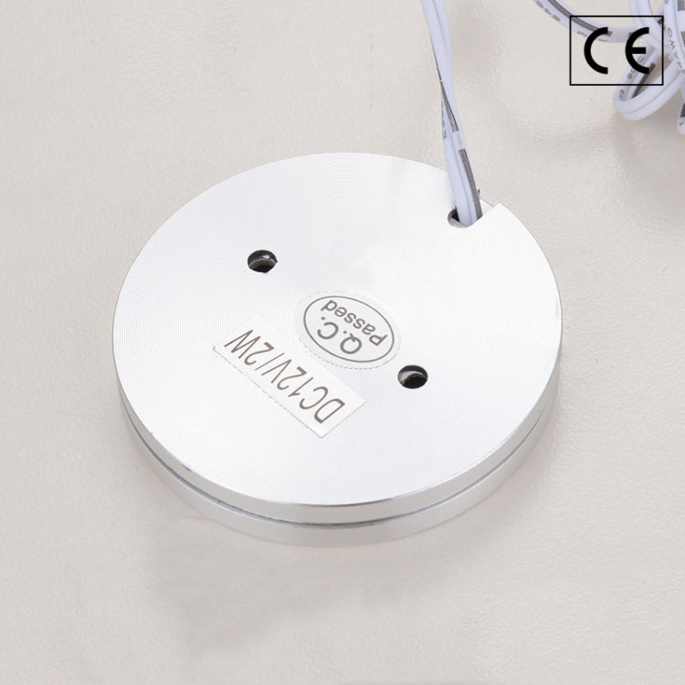 2 PCS 2W DC12V 18LED Cabinet Lights Showcase Lights,Spec: DuPont Terminal-Side Outlet(Warm Light 3000K)