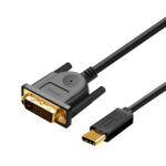 QGeeM QG-UA18 1920x1080P USB-C/Type-C To DVI Video Cable, Length: 1.2m