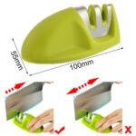 2 PCS Multifunctional Fast Sharpening Stone For Household Two-Stage Sharpener(Green)